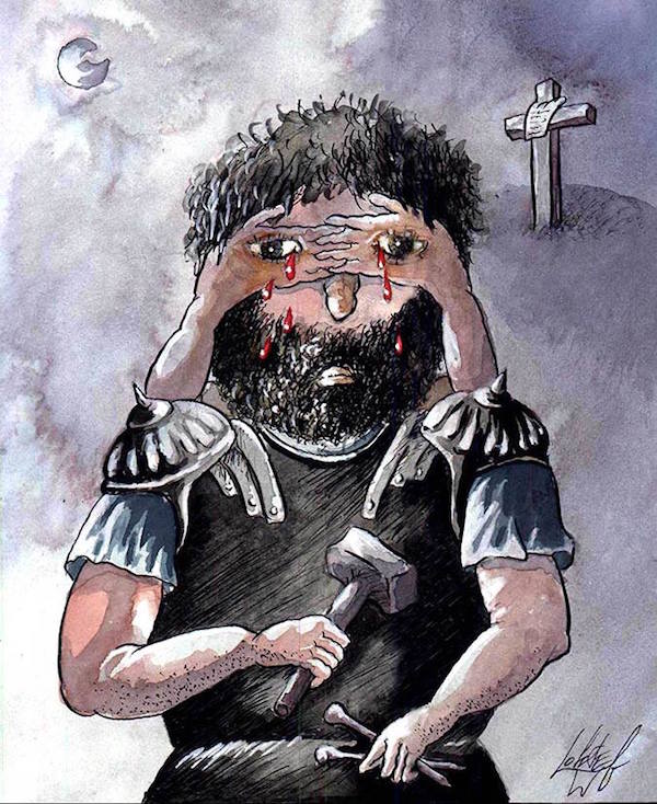 Карикатура Олега Локта