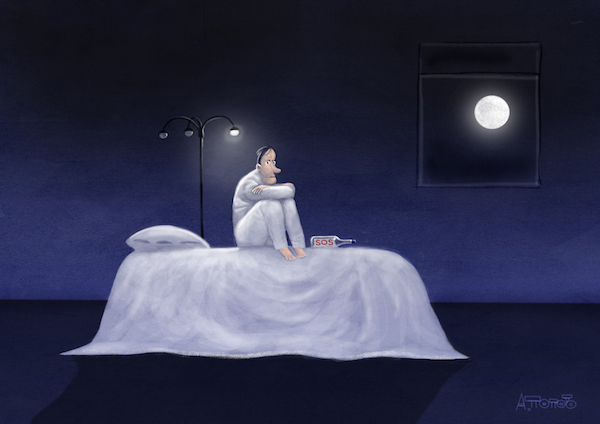 Попов, кровать