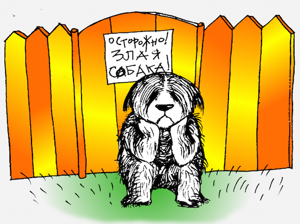 Собаку обидели