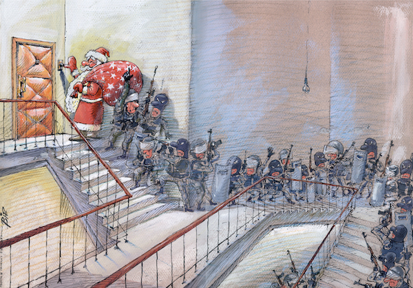 Дед Мороз и ОМОН