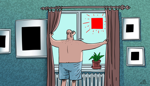 Карикатура Валентина Дубинина