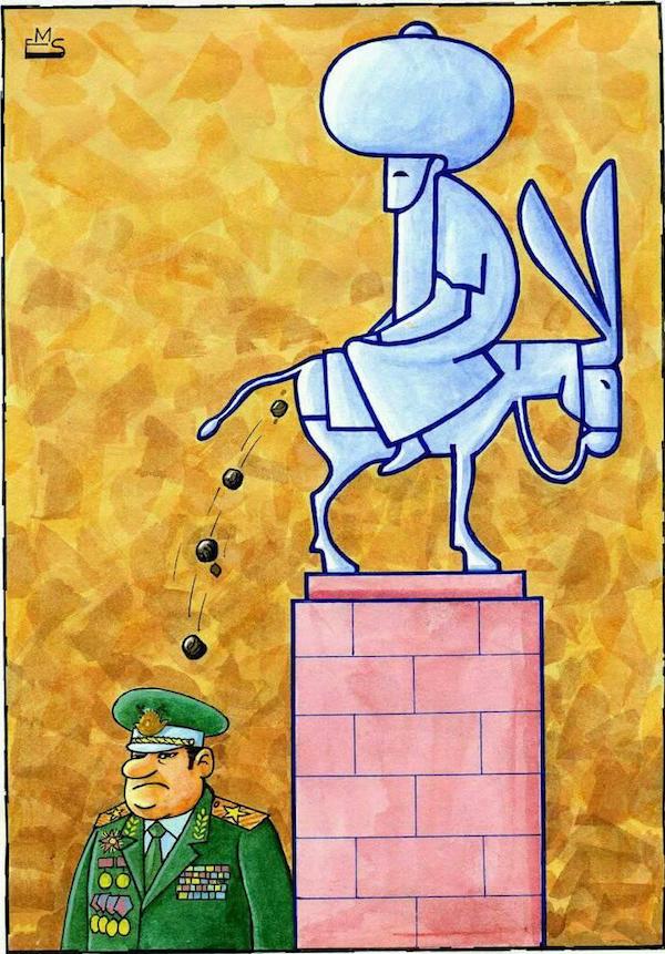 Карикатура Махмуджона Эшонкулова