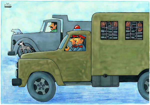 Карикатура Махмуджона Эшонкулова