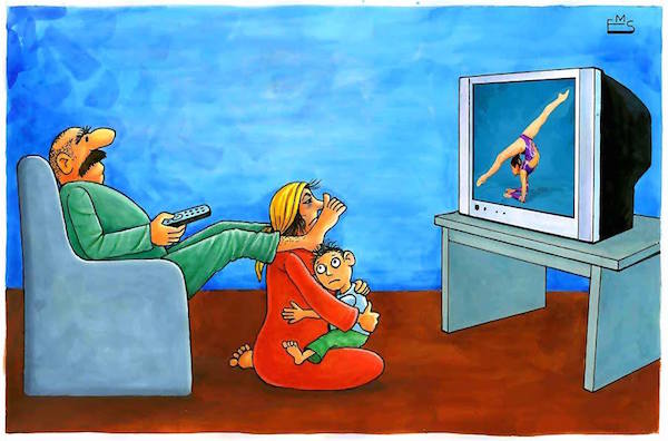 Карикатура Махмуджона Эшонкулова