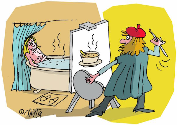 Карикатура Мити Кононова