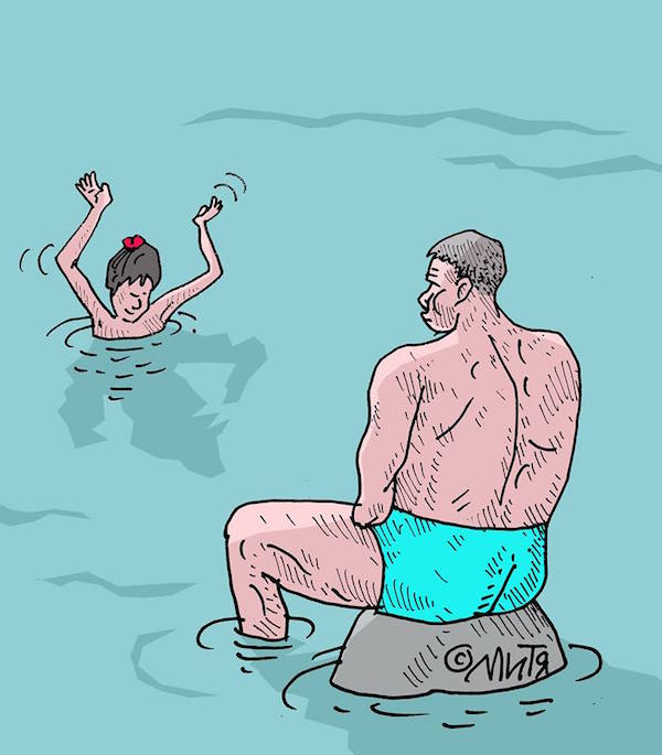 Карикатура Мити Кононова