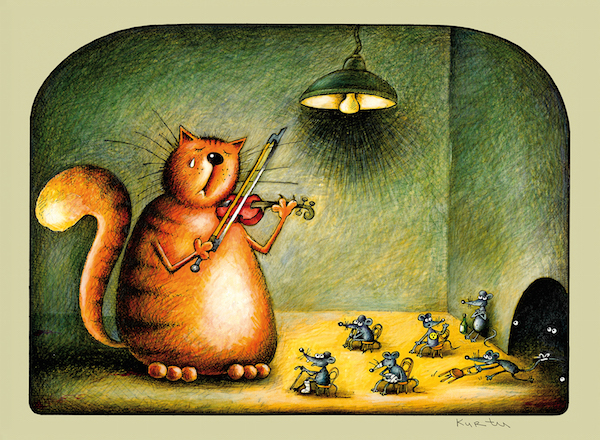 Карикатура Валерия Курту