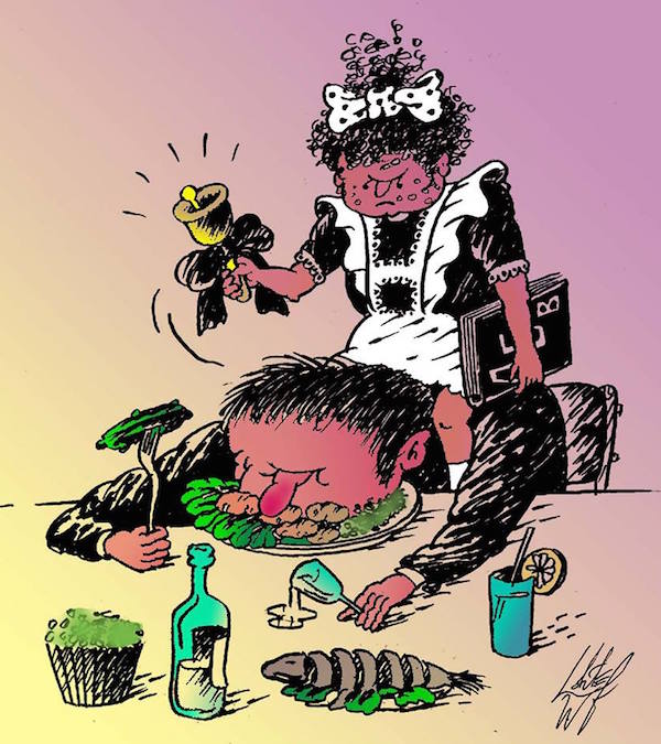 Карикатура Олега Локта