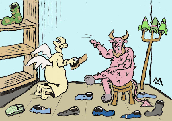 Карикатура Милеты Милорадовича