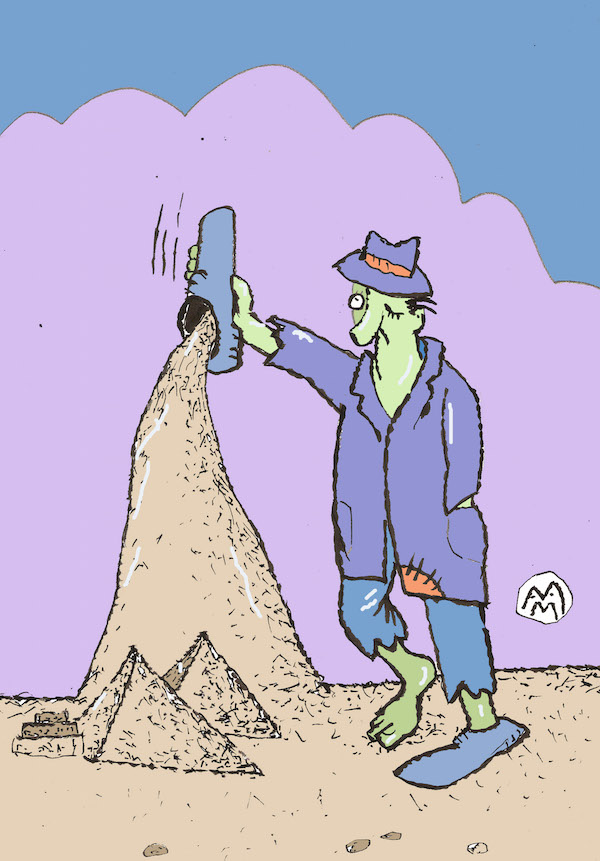 Карикатура Милеты Милорадовича