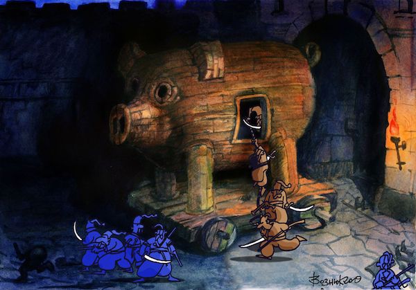 Карикатура Василия Вознюка