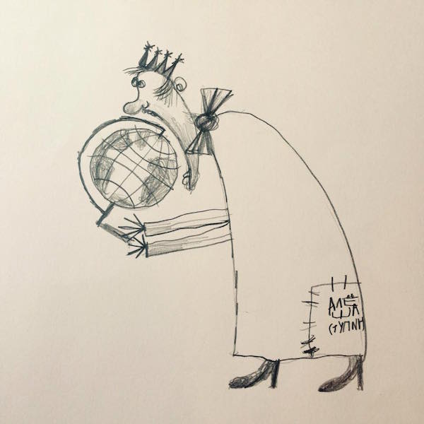 Путин и глобус