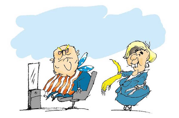 Трамп и Кклинтон