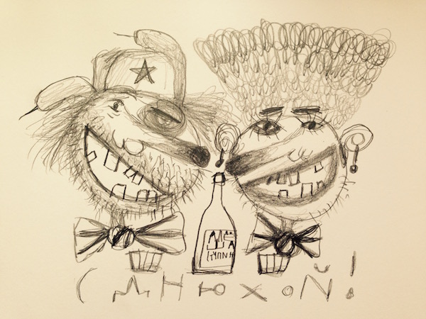 Саддам Хусейн и Муамар Кадафи