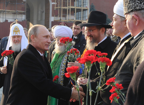 Путин и Берл Лазар