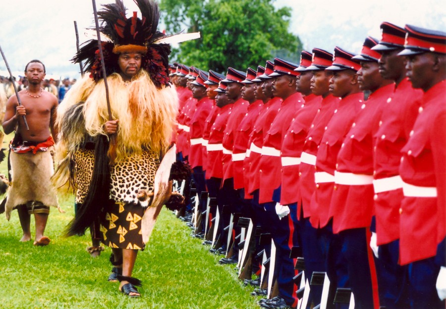 Парад в Свазиленде