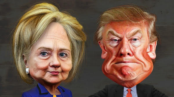 Трамп и Кклинтон